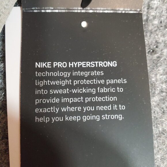 Nike Dri Fit Pro Hyperstrong Gray Padded Compression Basketball Men's 3XLT NWT - Picture 9 of 12